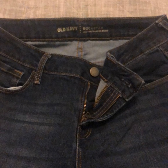 Old Navy midrise rockstar jeans - Picture 2 of 4